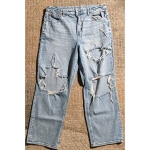 American Eagle Curvy 90s Straight Blue Jeans Women's Size 16.     (1440)